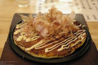 Okonomiyaki in Hida-Furukawa